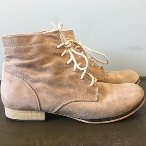 Faux Suede Chelsea Boots - 8